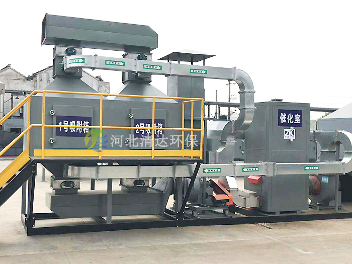 橡膠廠催化燃燒設備,皮革廠催化燃燒設備